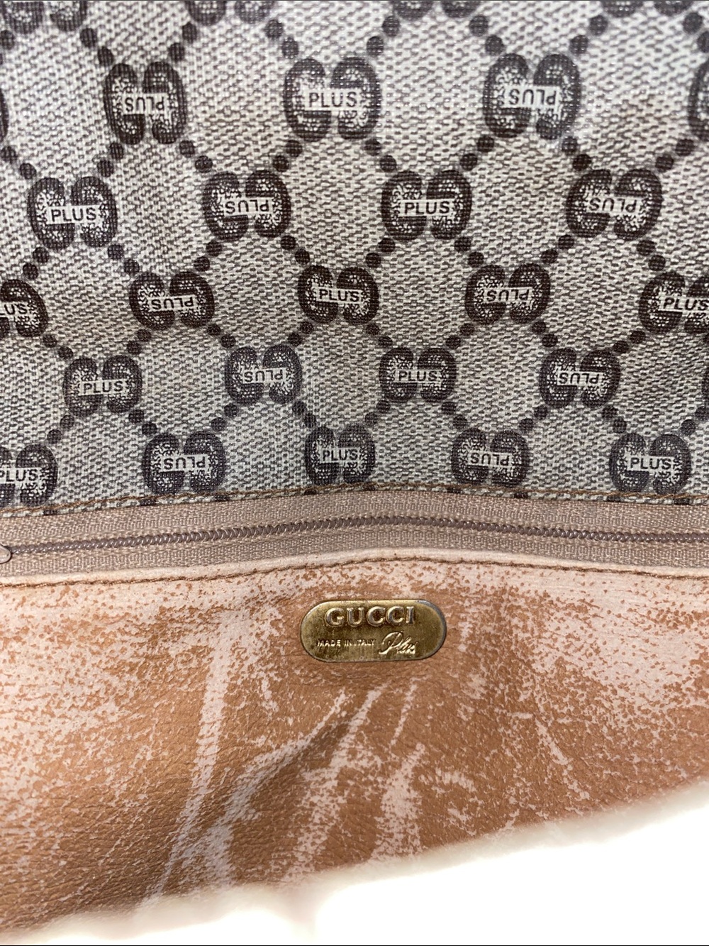 Authentic Rare Gucci GG Plus Vintage Bag - Picture 12 of 17